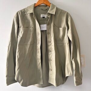 Light Green Pleather Jacket - NWT